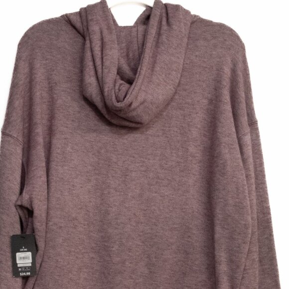 Brown Hooded Sweatshirt With Kangaroo Pocket & Long Sleeves - Picture 8 of 8